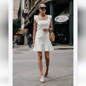 LUCY Paris Hermosa Ruffle Textured Dress Size M